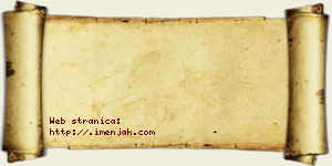 Olga Jaćimović vizit kartica